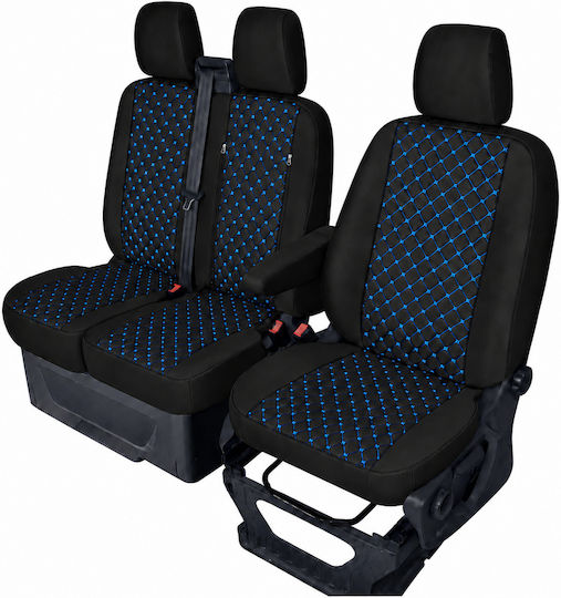 Комплект Калъфи за Автомобил Ford Transit Custom Черни