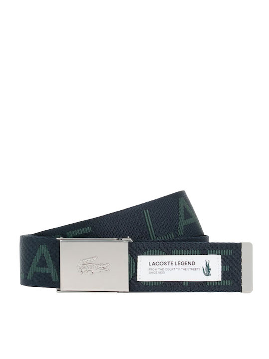 Lacoste Herren Gürtel Blau