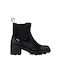 Damen Chelsea-Stiefeletten Schwarz