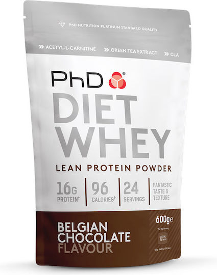 Diet Whey Суроватъчен протеин с вкус на Belgian Chocolate 600 г