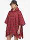 Barbour Tartan Πόντσο Θαλάσσης Κόκκινο