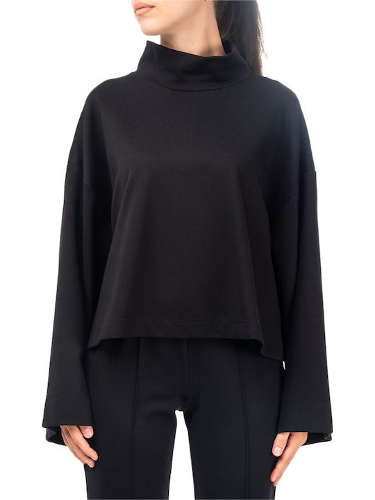 MY T Γυναικεία Μπλούζα Μακρυμάνικη Black