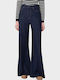 Damenjeans mit hoher Taille in Palazzo-Passform