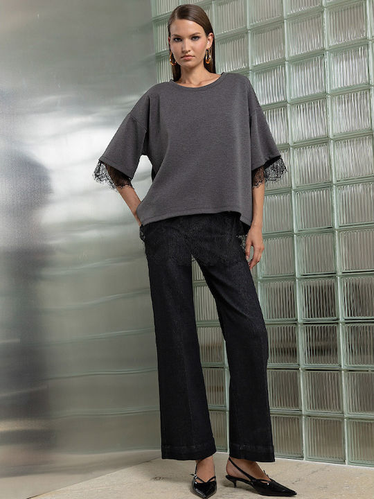 Donna Martha Pantaloni Jean de Damă cu Pantalon...