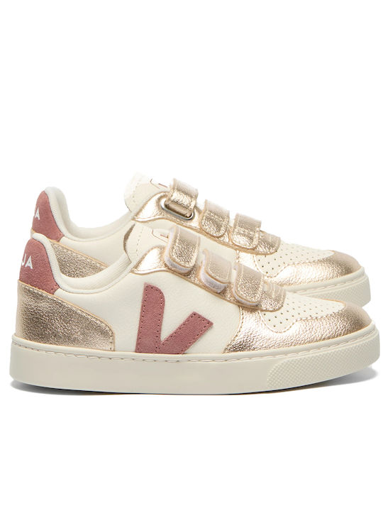 Veja V-10 Kinder Sneaker mit Klettverschluss in...