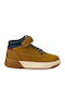 Παιδικά Sneakers High Ανατομικά με Σκρατς Ταμπά