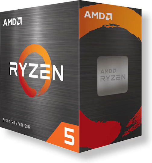 AMD Ryzen 5 5500F 3GHz Επεξεργαστής 6 Πυρήνων για Socket AM4 σε Κουτί με Ψύκτρα