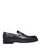 Δερμάτινα Ανδρικά Loafers σε Μαύρο Χρώμα