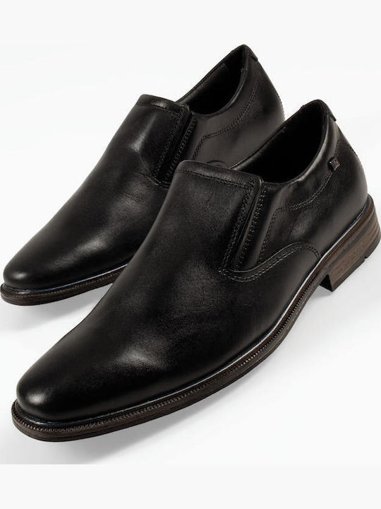 Pegada Schwarze Leder-Freizeitschuhe für Herren