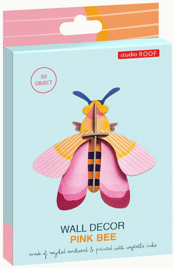 Studio Roof Ima54 Wall Art Pink Bee