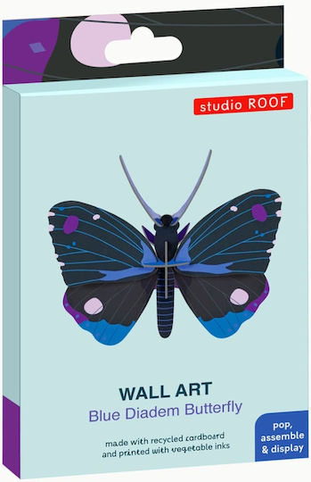 Studio Roof Ima121 Wall Art Blue Diadem Butterfly