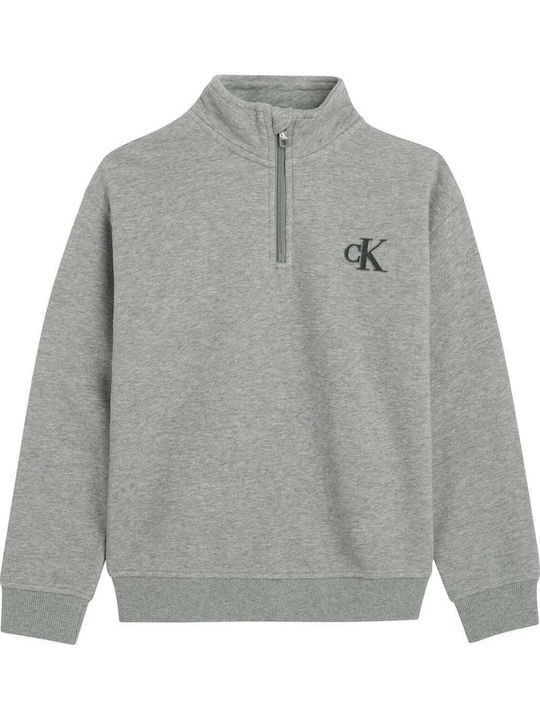 Παιδικό Φούτερ Γκρι Monogram