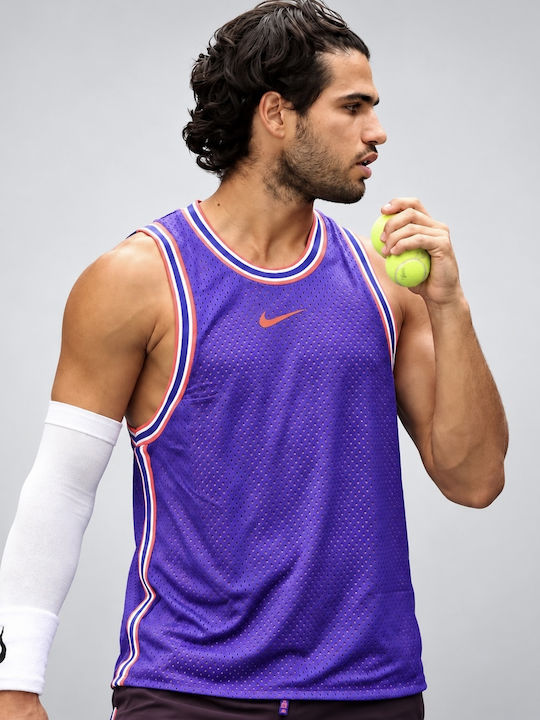 Nike Nikecourt Slam IM6605-514 Мъжка Блуза Лилава