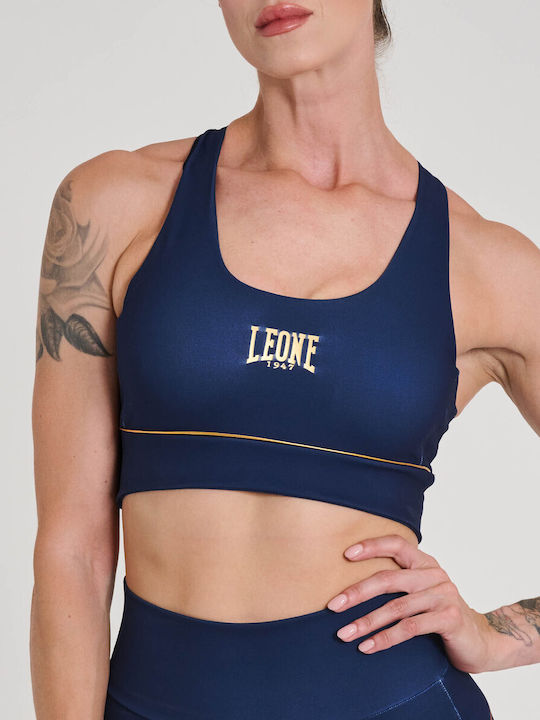 Leone 1947 Tricou Fără Mâneci pentru Bărbați ABX762 pentru Box Regular Albastru