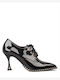Damen-Stiefeletten Oxfords Schwarz