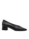 Black Leather Heels