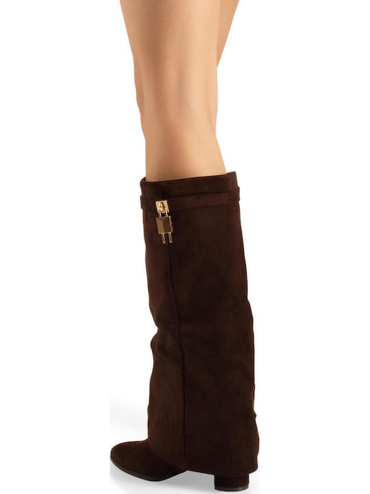 The Shoemart Suede Women's Boots Brown
