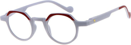 Cammello 7372 Ochelari pentru Prezbiopie +1.00 de Culoare Roșie 7372-dark-red-grey-100_35746