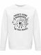 Sweatshirt Organic Unisex " There Is Some Horrors In This House Sexy Halloween " White