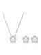 Swarovski Σετ με Κολιέ & Σκουλαρίκια με Πέτρες