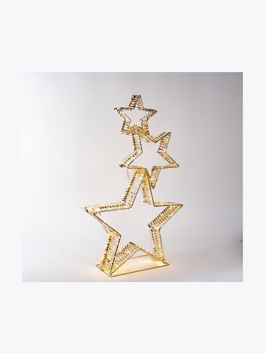 Magic Beleuchtete Weihnachtsfigur aus Metall, 180 cm hoch