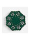 Nef-Nef Homeware Spar Green Set de Suporturi pentru Pahare de Crăciun cu Fulgi, 4 Buc