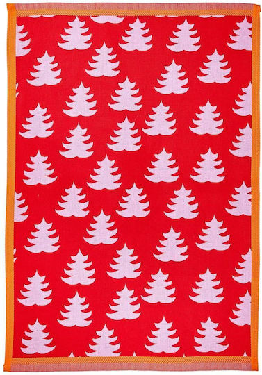 Butlers Weihnachtliches Stoffhandtuch Rot 67x50 cm