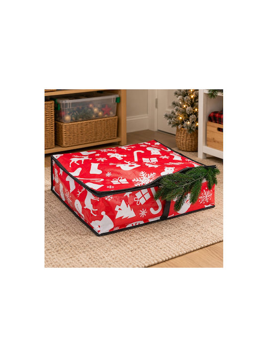 Geantă Textilă de Crăciun cu Brazi 62x53x19 cm Geantă Textilă de Crăciun cu Brazi 62x53x19 cm