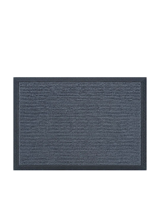Relaxdays Covoraș de Intrare Negru 60x40 cm cu ...