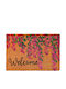 Relaxdays Covoraș de Intrare din Fibră de Cocos cu Suport Antiderapant Verde 60x40 cm