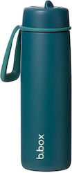 B.Box Glass Kids Water Bottle Thermos with Pop-...