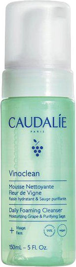Caudalie Vinoclean Spumă de Curățare pentru Față și Ochi pentru Strălucire 150ml