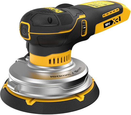 DCW230N 150mm 18V Cordless Palm Random Orbit Sander Solo with Speed Control and Dust Extraction System