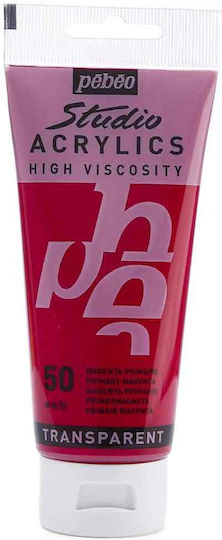 Studio Acrylic Paints Studio Acrylics 100ml Pébéo 50 Primary Magenta