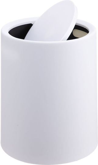 Relaxdays Coș de Baie din Plastic 6 l Alb