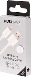 Musthavz Goeasy USB-A to Lightning Cable 10W White 1m Musthavz Goeasy USB-A to Lightning Cable 10W White 1m