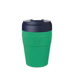Keep Cup Commuter M Pahar Termos din Oțel Inoxidabil 340 ml Pahar de Cafea Verde Emerald Ink