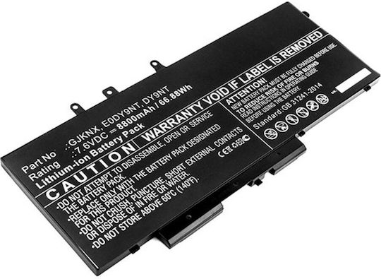 Laptop-Batterie Ws Xtreme Power Kompatibel mit Dell 7,6 V 68 Wh Gjknx