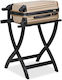 Relaxdays Wooden Foldable Hotel Luggage Rack Black Foldable