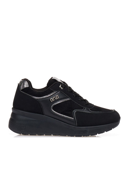 Tsoukalas Damen-Sneakers Schwarz
