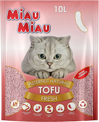 Tofu Растителна Котешка Тоалетна Постелка Tofu с Аромат на Свежест 10 л Tofu Растителна Котешка Тоалетна Постелка Tofu с Аромат на Свежест 10 л