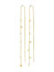 Pilgrim Baylen Chain Earrings Gold-Plated 632632003 Brass