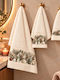 Astron Italy Bath Towel Set 3 pcs Linda Ecru 500 gsm Weight