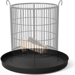 Relaxdays Steel Base Plate Fire Basket