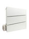 Relaxdays Cutie Poștală de Exterior din Metal Albă 37.5x10.5x35.5cm