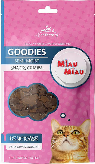Miau Miau Gustări pentru Pisici în Formă de Stea cu Miel 60 G