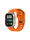 Tech-protect Silicone Line Apple Watch 8 9 10 11 12 Se Ultra 44 45 46 49 Mm Orange 5906302398997