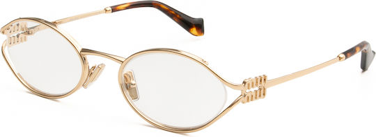 Miu Miu 53zv Zvn1o1 4921 Eyeglass Frame