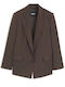 Boss Γυναικείο Σακάκι Dark Brown