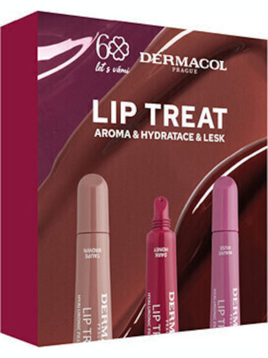 Dermacol Lip Treat Make-up-Set für die Lippen 3-teilig Dermacol Lip Treat Make-up-Set für die Lippen 3-teilig